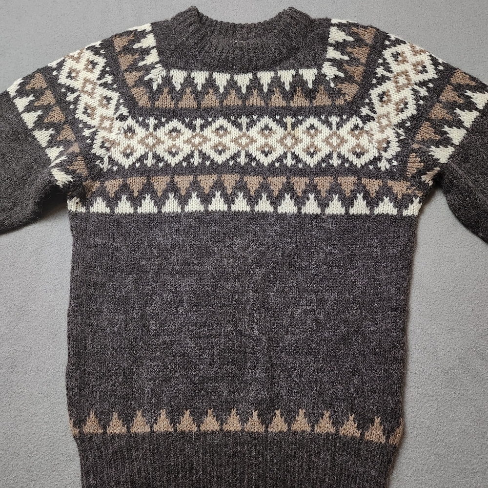 Vintage F.C.O. Striped Knit Sweater M - Picture 6 of 11